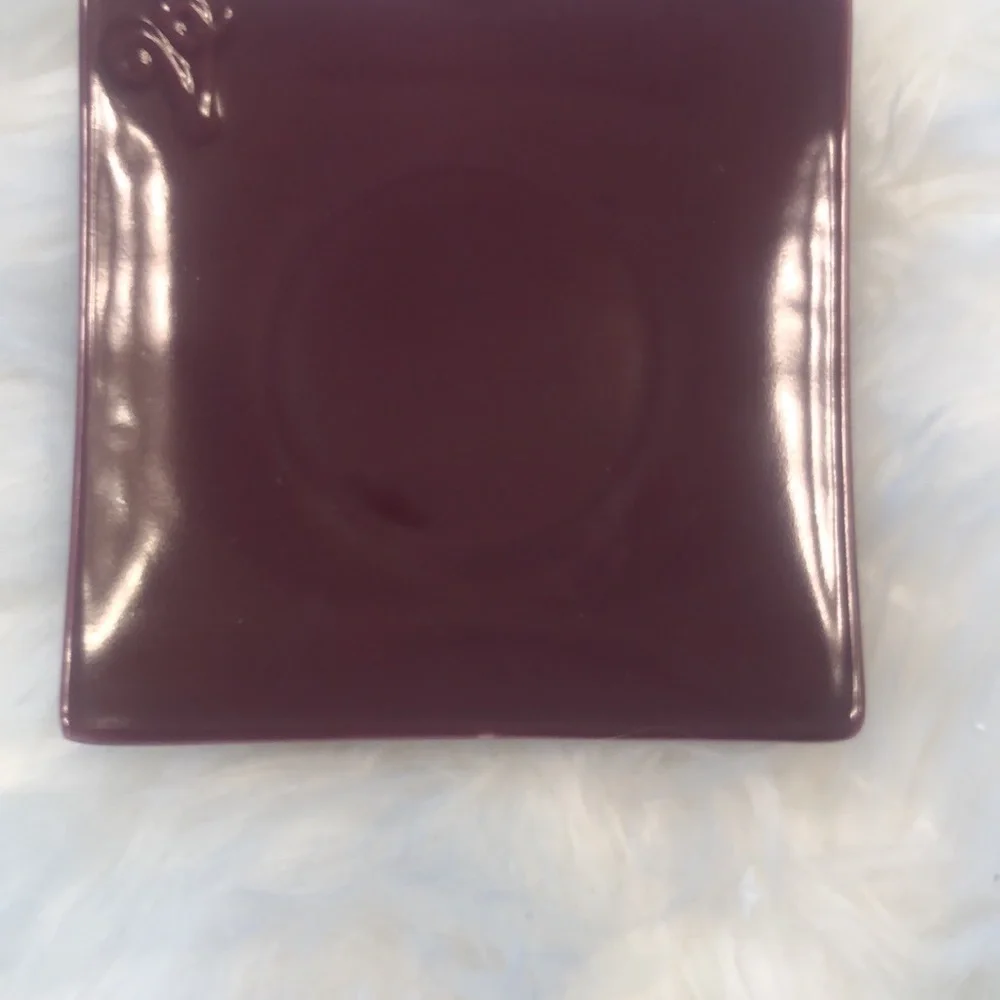 BRAND NEW LISTED ITEM Velata SERVE 4 Square Nesting Multi Colored STUNNING Plate